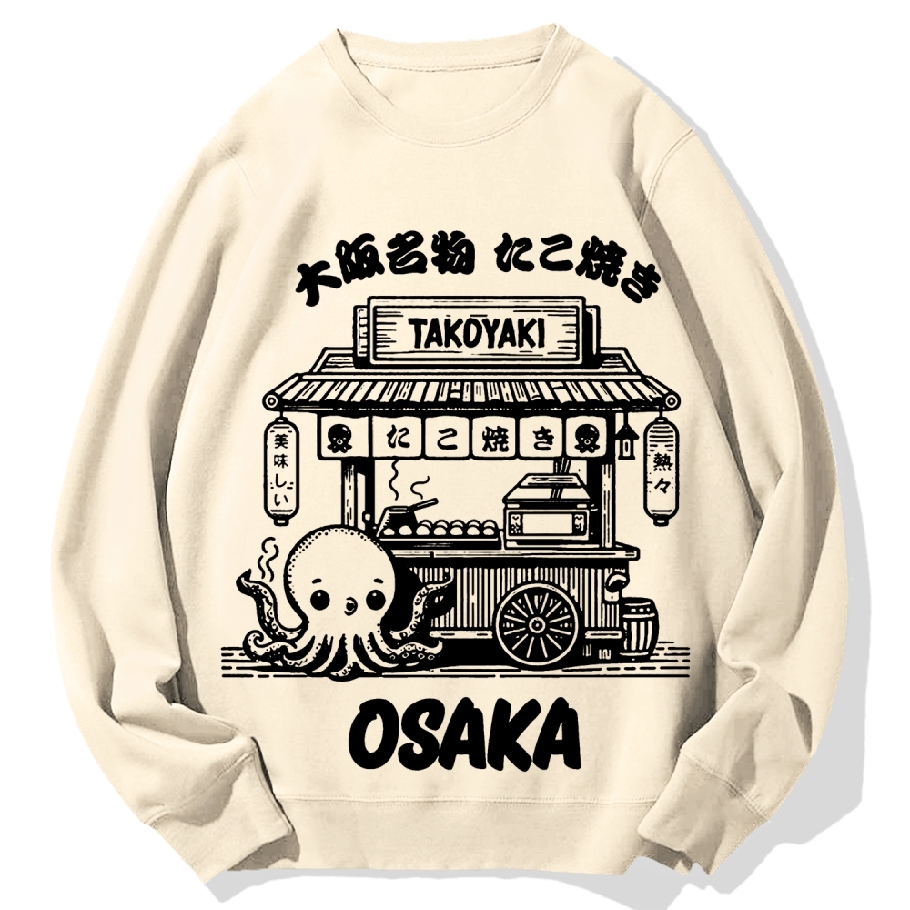 Osaka Takoyaki Octopus Cotton Sweatshirt