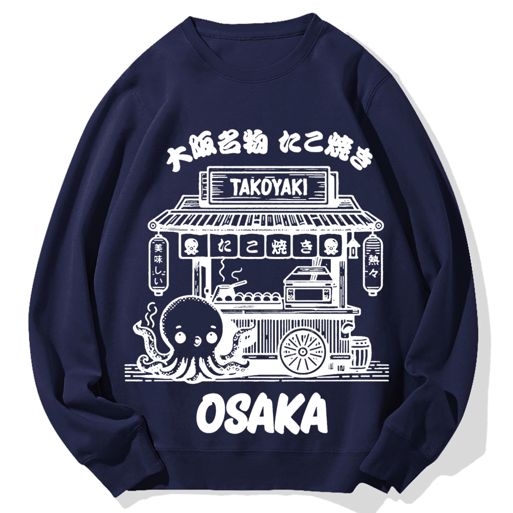 Osaka Takoyaki Octopus Cotton Sweatshirt