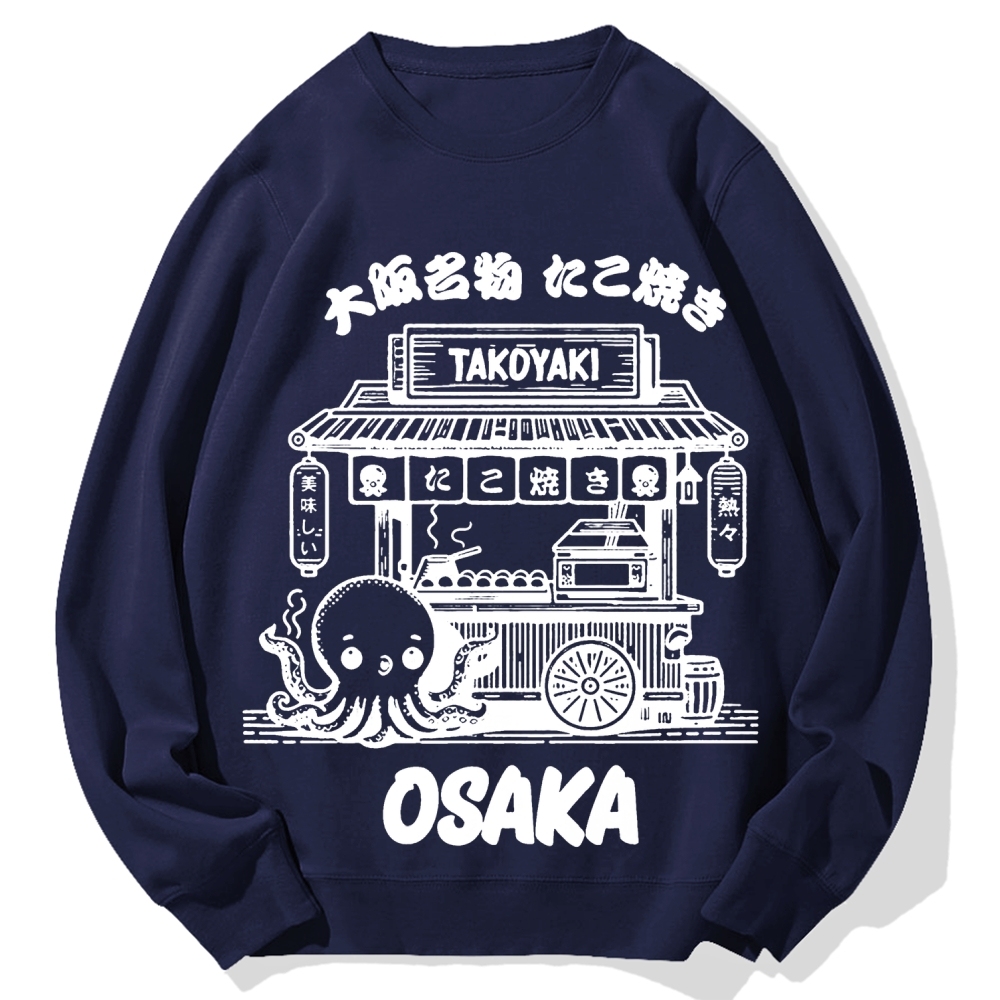 Osaka Takoyaki Octopus Cotton Sweatshirt