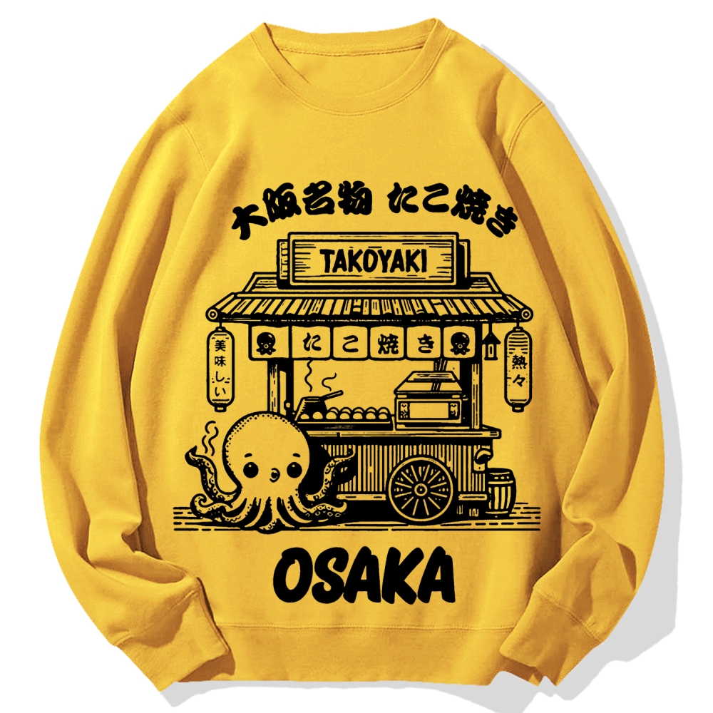 Osaka Takoyaki Octopus Cotton Sweatshirt
