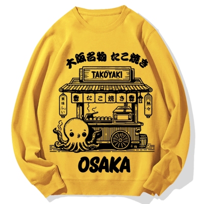 Osaka Takoyaki Octopus Cotton Sweatshirt