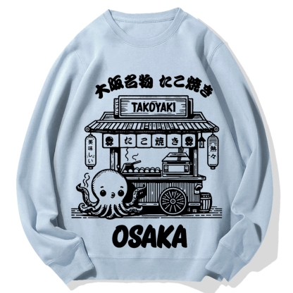 Osaka Takoyaki Octopus Cotton Sweatshirt