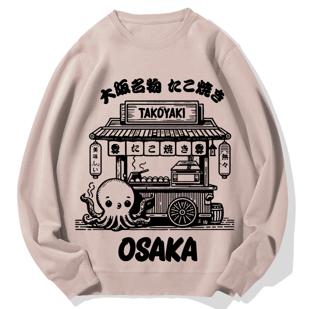 Osaka Takoyaki Octopus Cotton Sweatshirt