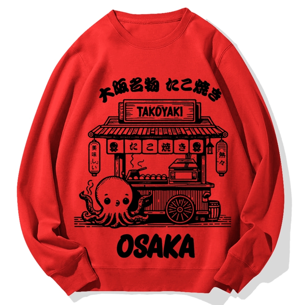 Osaka Takoyaki Octopus Cotton Sweatshirt