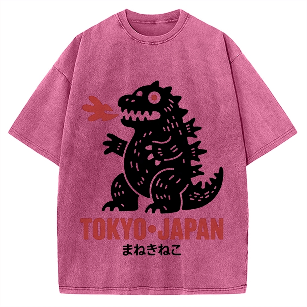 Japanese Lucky Monster Vintage Washed T-shirt
