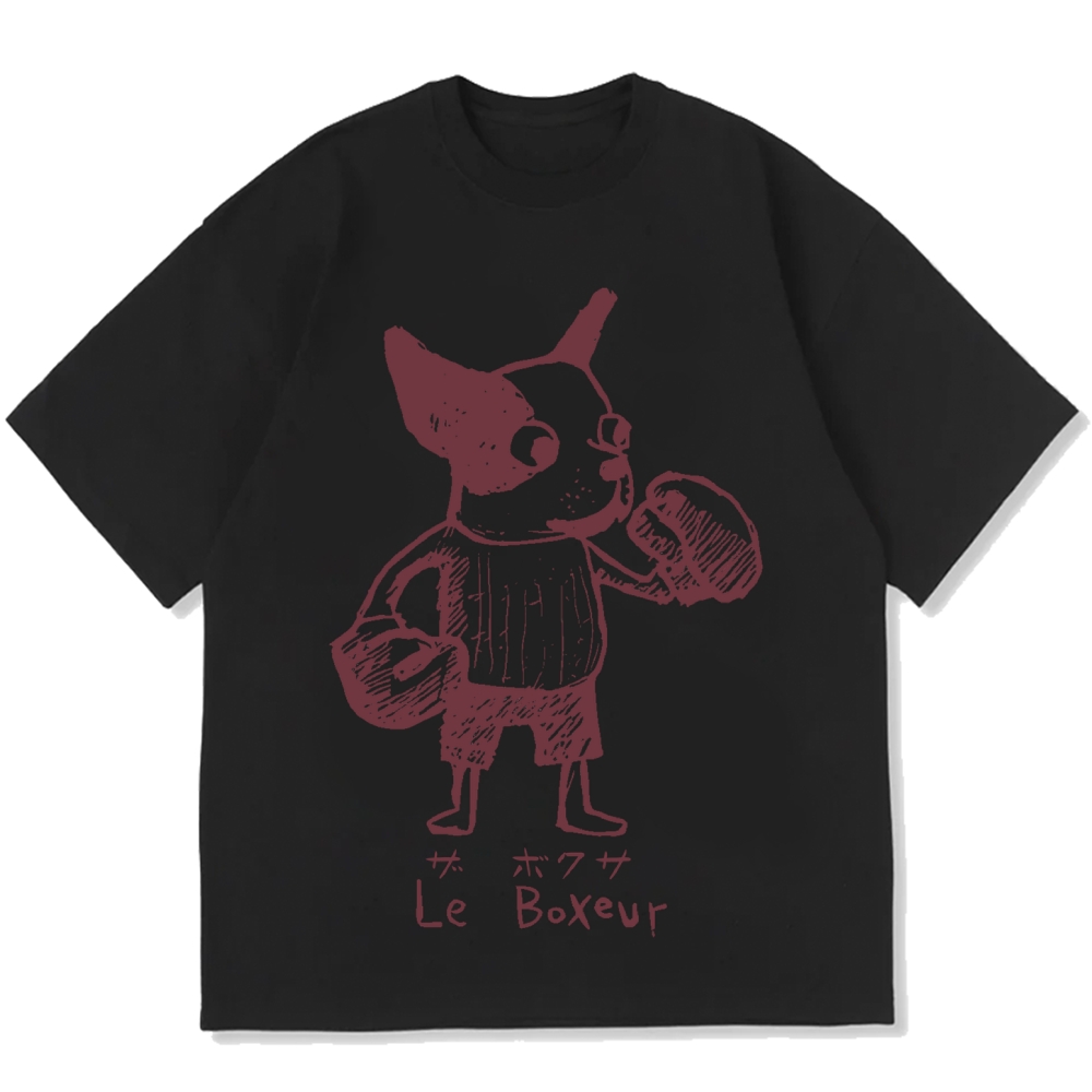 The Chihuahua Boxer Cotton casual T-shirt