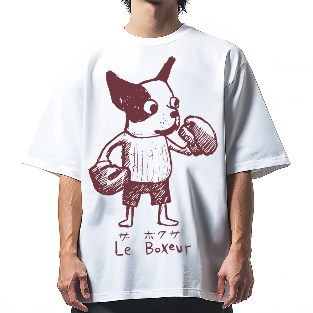 The Chihuahua Boxer Cotton casual T-shirt