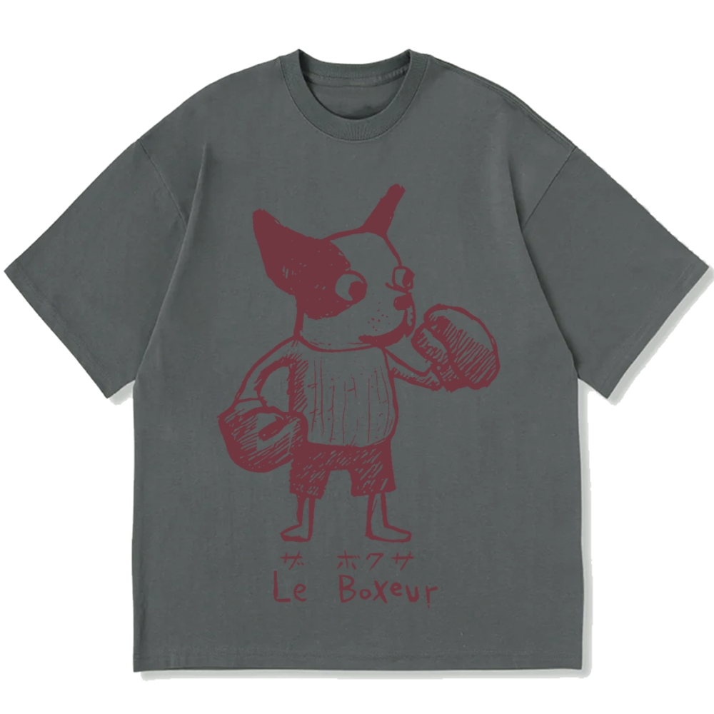 The Chihuahua Boxer Cotton casual T-shirt