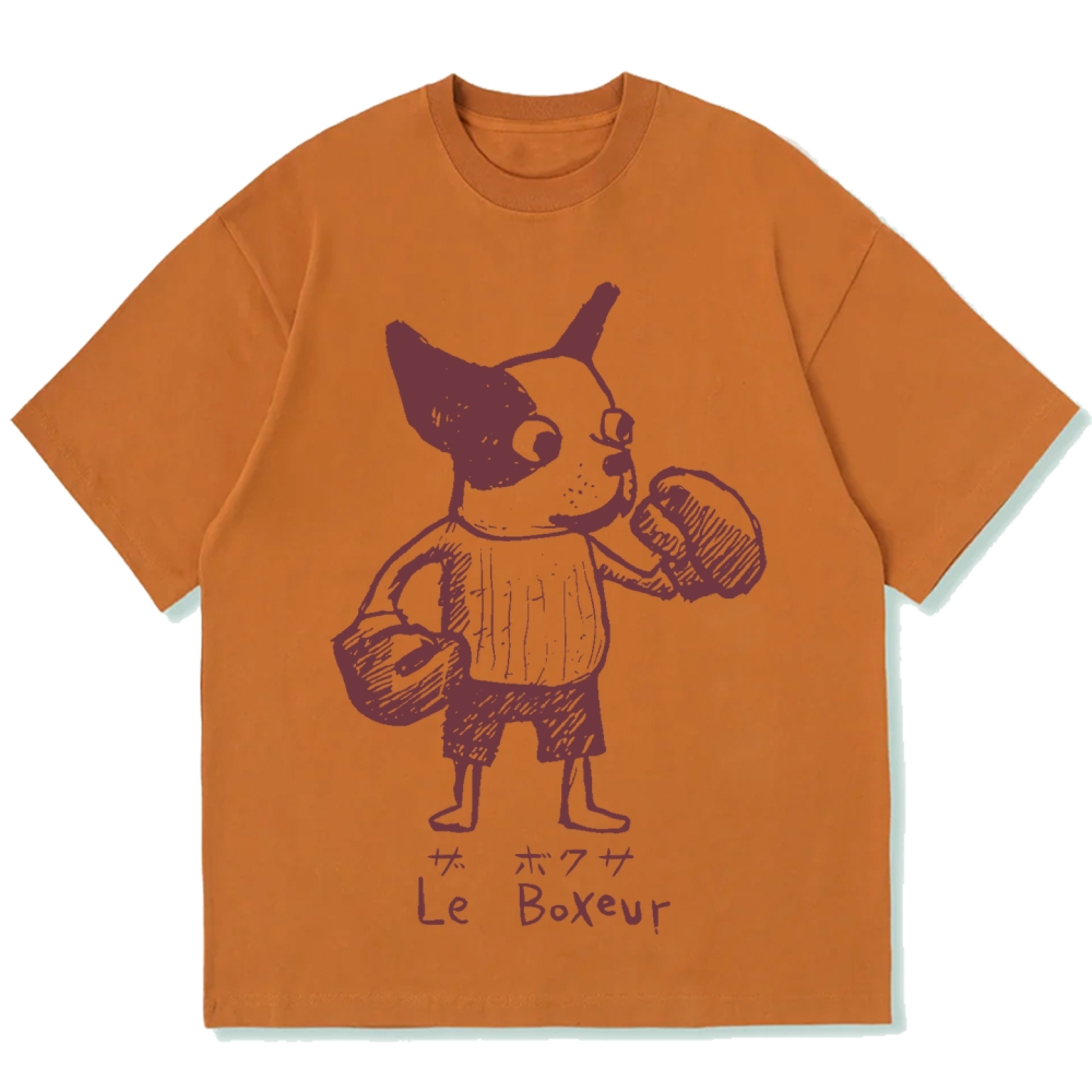 The Chihuahua Boxer Cotton casual T-shirt