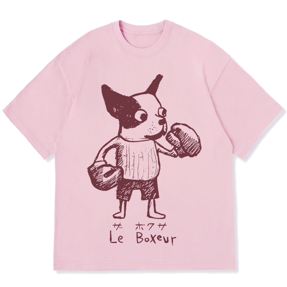 The Chihuahua Boxer Cotton casual T-shirt