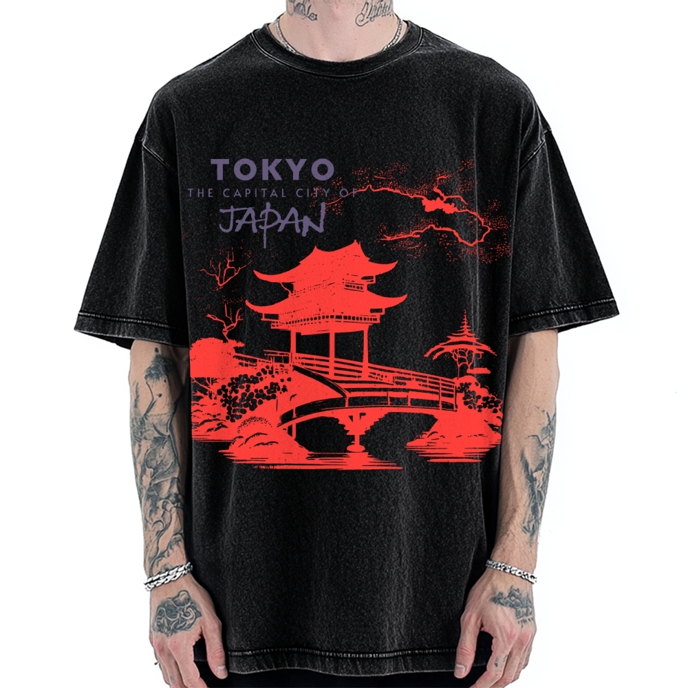 Tokyo - Japan Merchandise Vintage Washed T-shirt