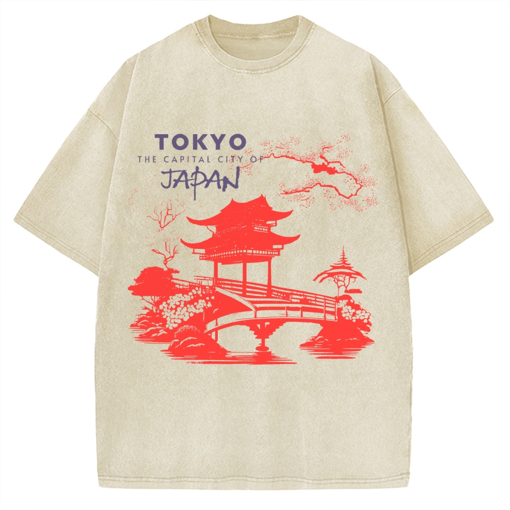 Tokyo - Japan Merchandise Vintage Washed T-shirt