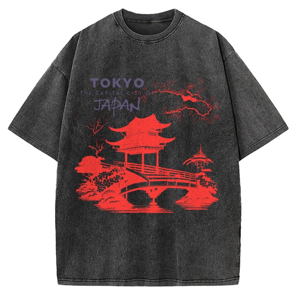 Tokyo - Japan Merchandise Vintage Washed T-shirt