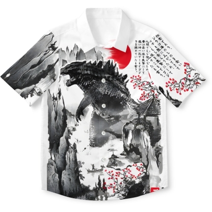 Gojira in Japan Button-up Shirt