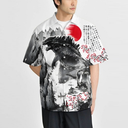 Gojira in Japan Button-up Shirt