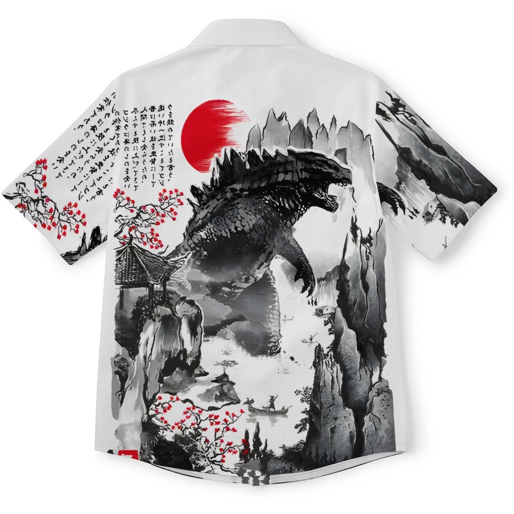 Gojira in Japan Button-up Shirt