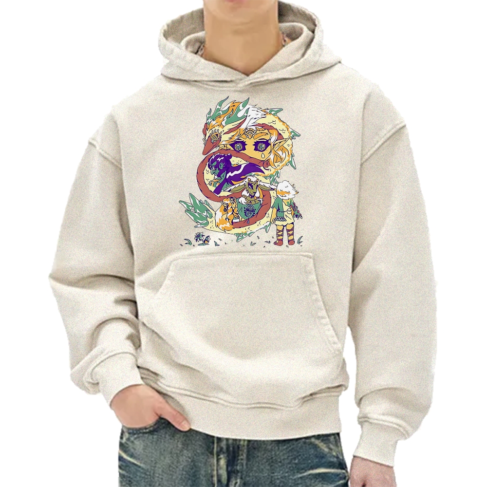 Hyrule Dragon Vintage Washed Hoodie