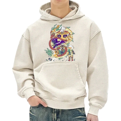 Hyrule Dragon Vintage Washed Hoodie