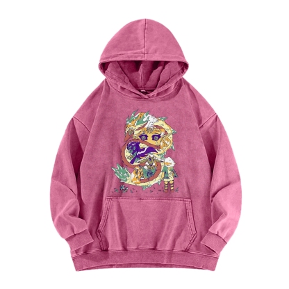 Hyrule Dragon Vintage Washed Hoodie