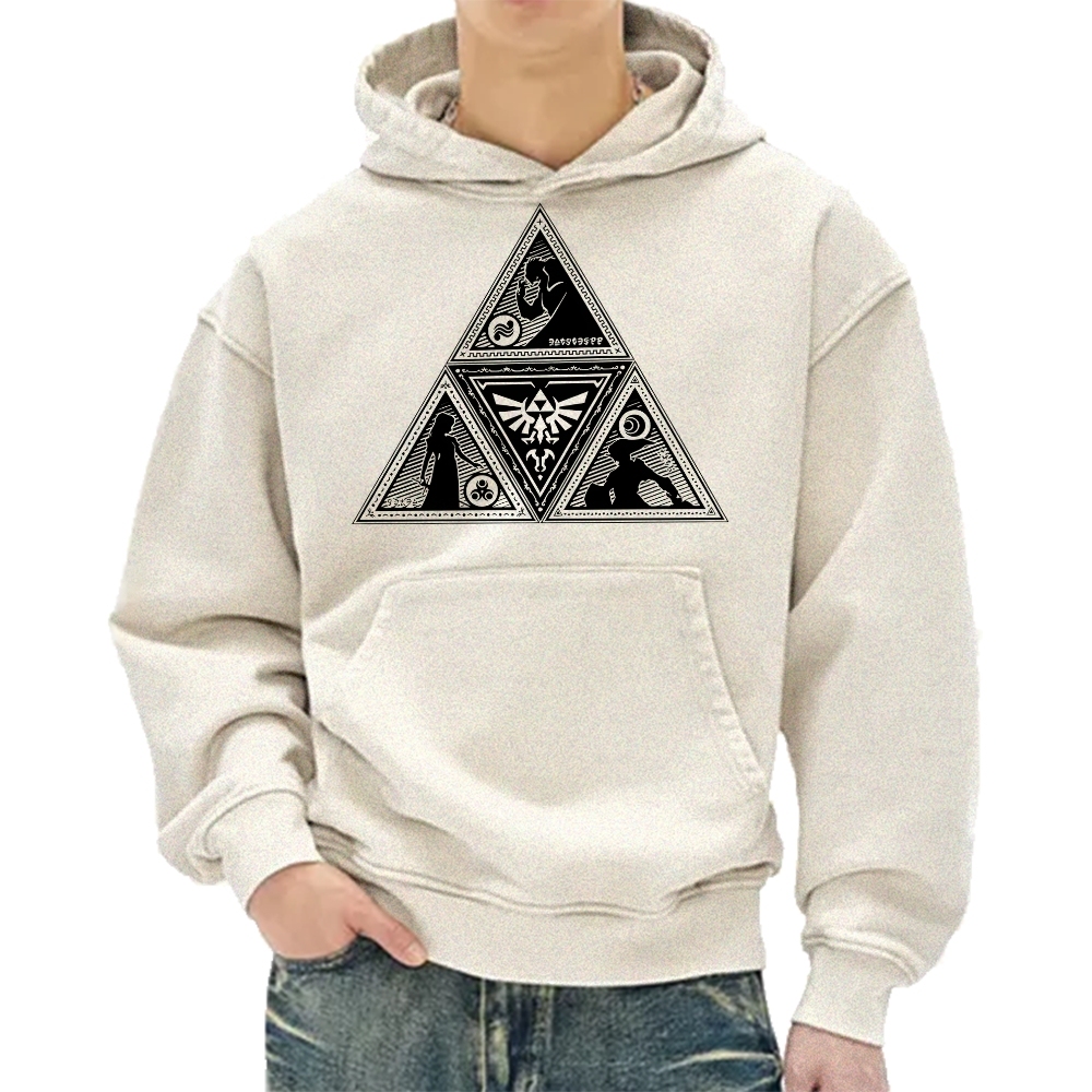Element Hyrule Kingdom Japan Game Vintage Washed Hoodie