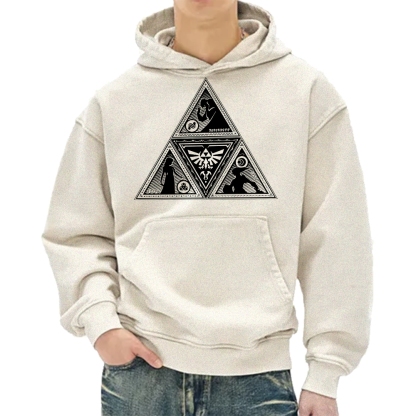 Element Hyrule Kingdom Japan Game Vintage Washed Hoodie