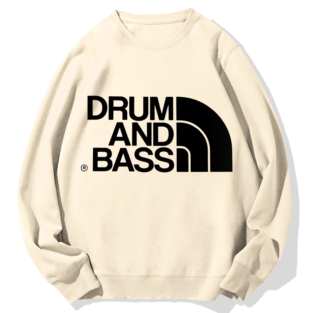 Drum And Bass Cotton Sweatshirt