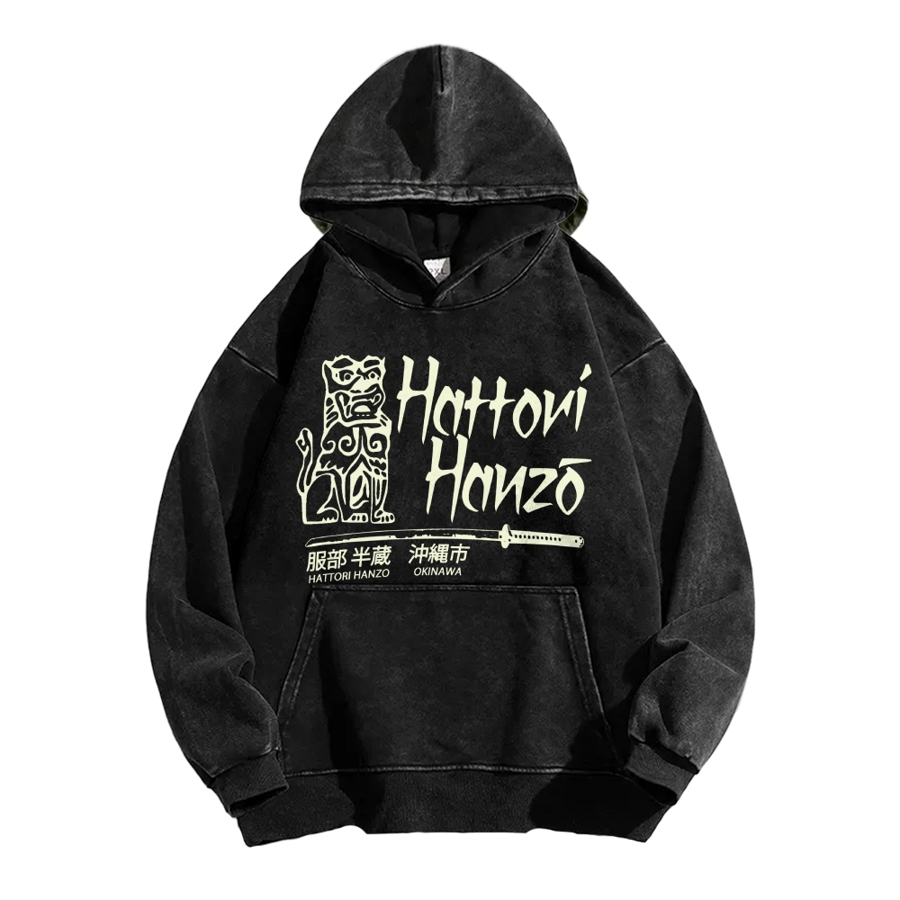 Hattori Hanzo Okinawa Vintage Washed Hoodie