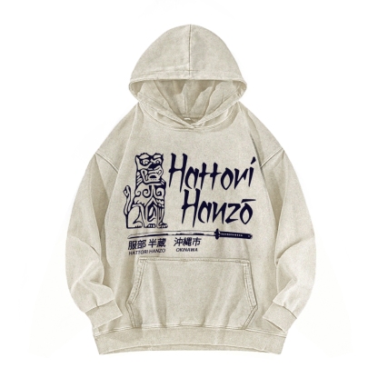 Hattori Hanzo Okinawa Vintage Washed Hoodie