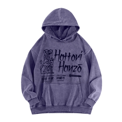 Hattori Hanzo Okinawa Vintage Washed Hoodie