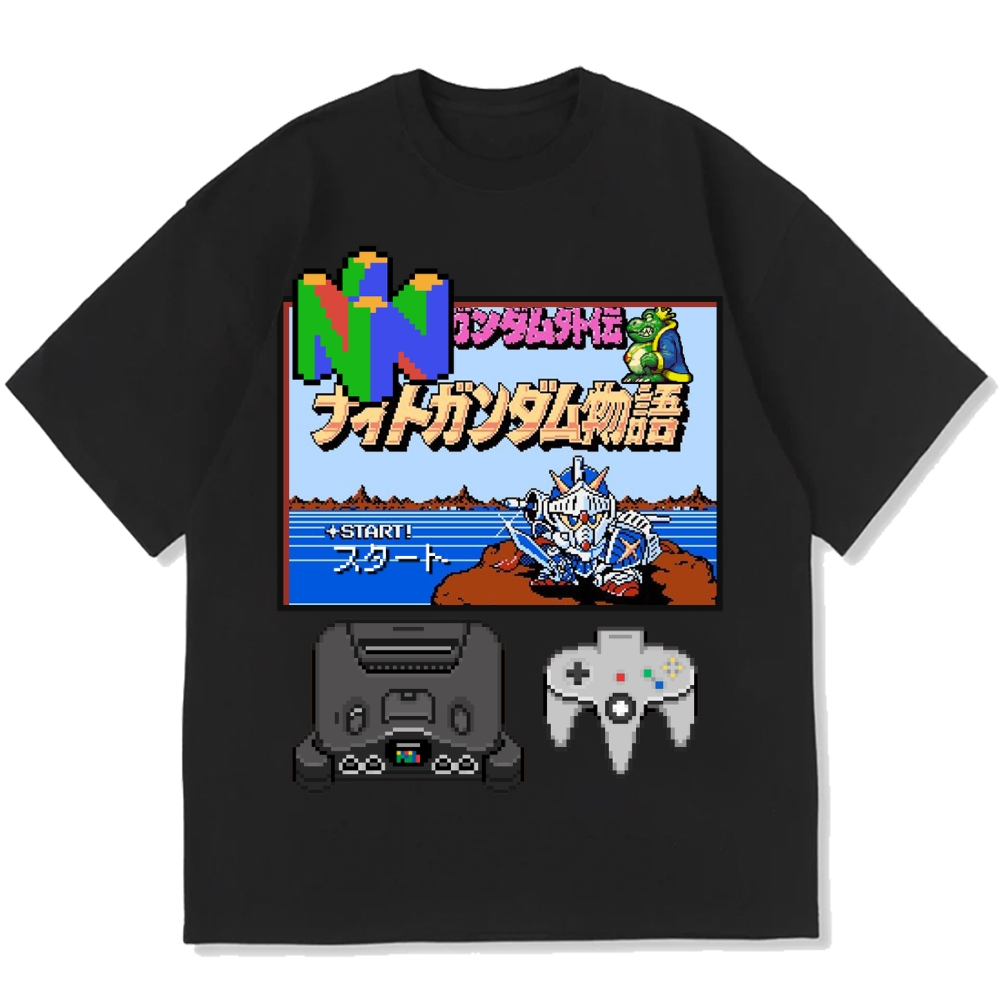 N64 1996 Retro Game Cotton casual T-shirt