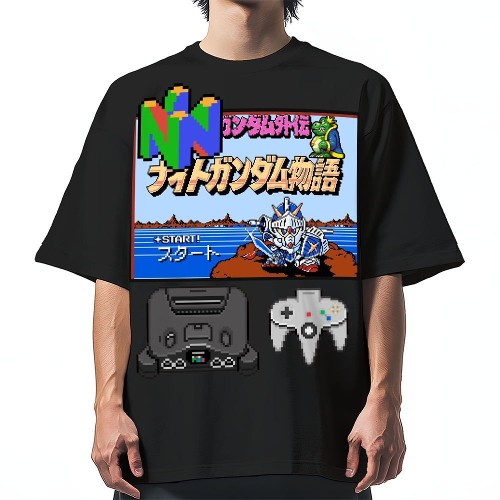 N64 1996 Retro Game Cotton casual T-shirt