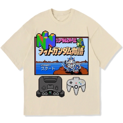 N64 1996 Retro Game Cotton casual T-shirt