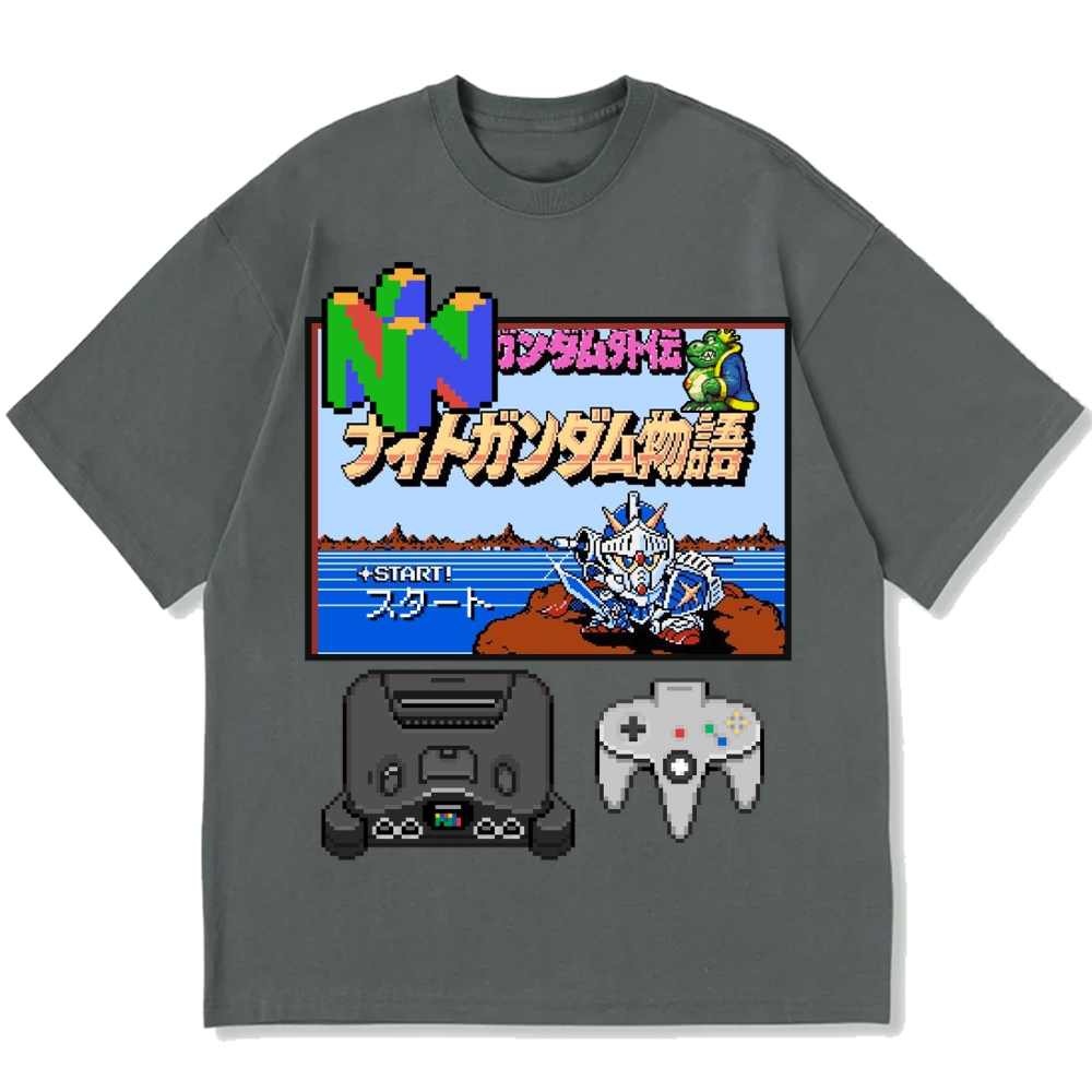 N64 1996 Retro Game Cotton casual T-shirt