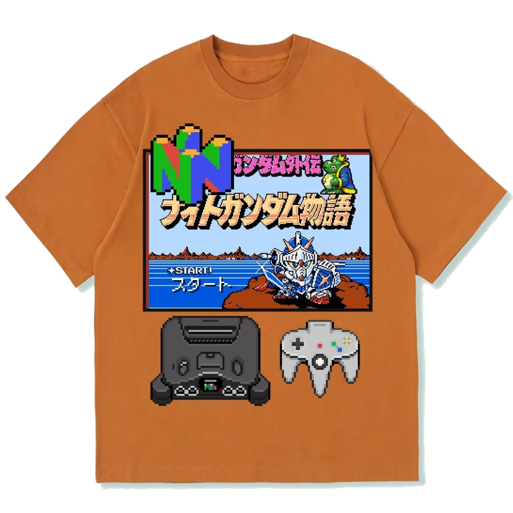 N64 1996 Retro Game Cotton casual T-shirt