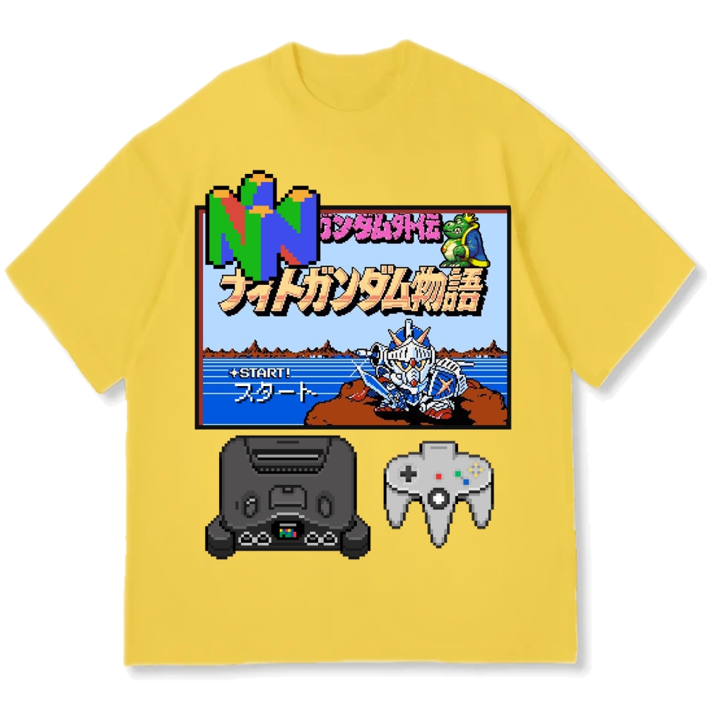 N64 1996 Retro Game Cotton casual T-shirt