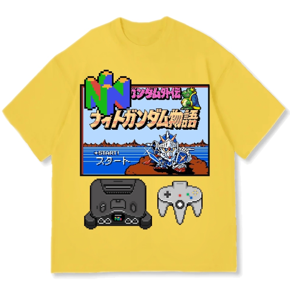 N64 1996 Retro Game Cotton casual T-shirt
