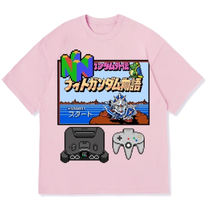 N64 1996 Retro Game Cotton casual T-shirt