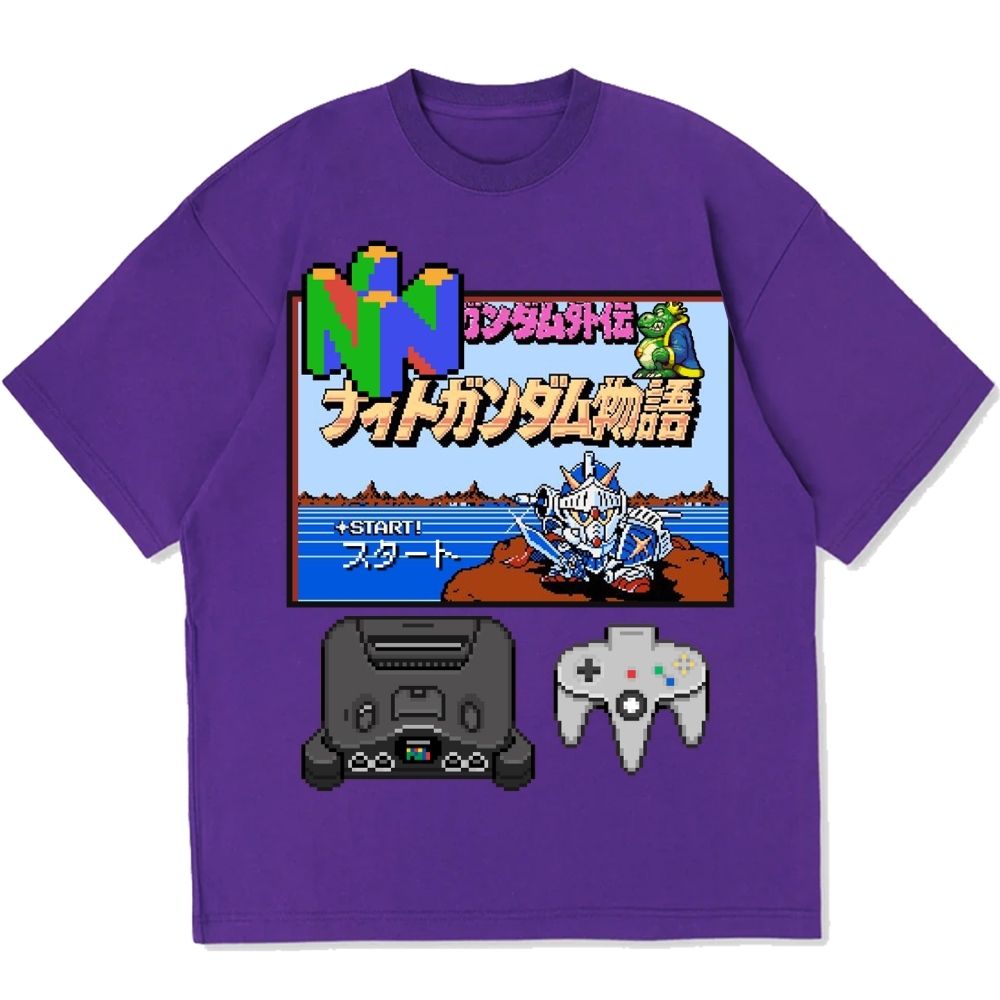 N64 1996 Retro Game Cotton casual T-shirt