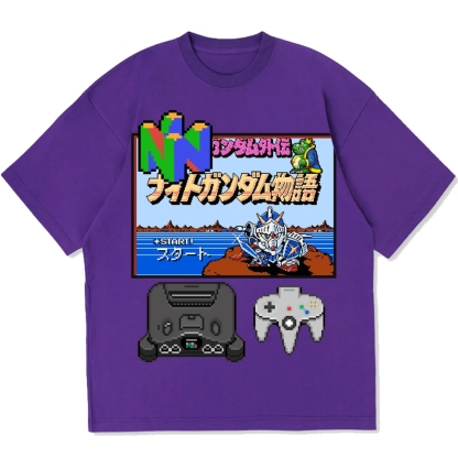 N64 1996 Retro Game Cotton casual T-shirt