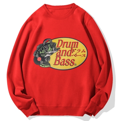Drum And Bass DJ Fish Cotton Sweatshirt