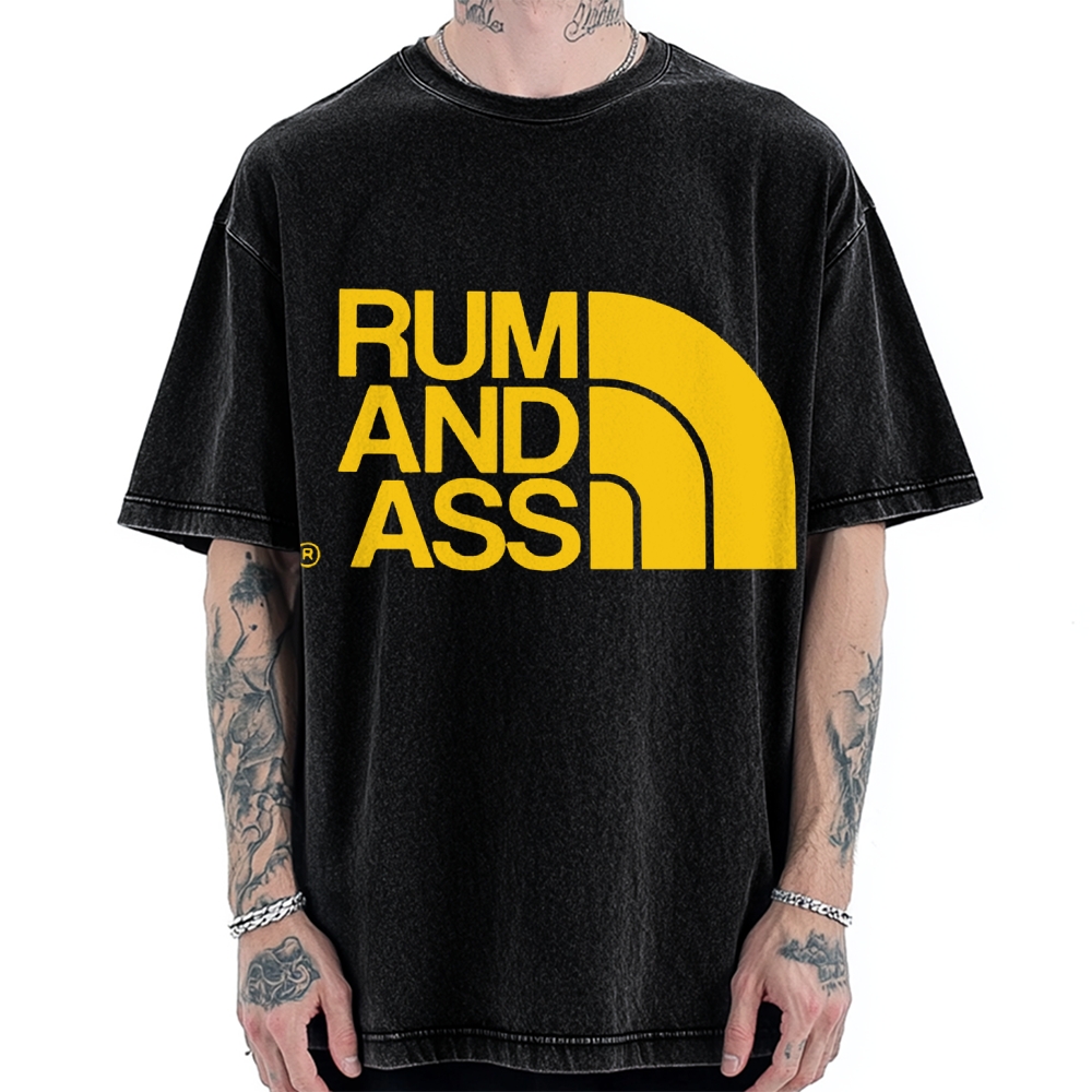 Rum And Ass Vintage Washed T-shirt