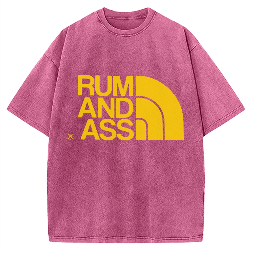Rum And Ass Vintage Washed T-shirt