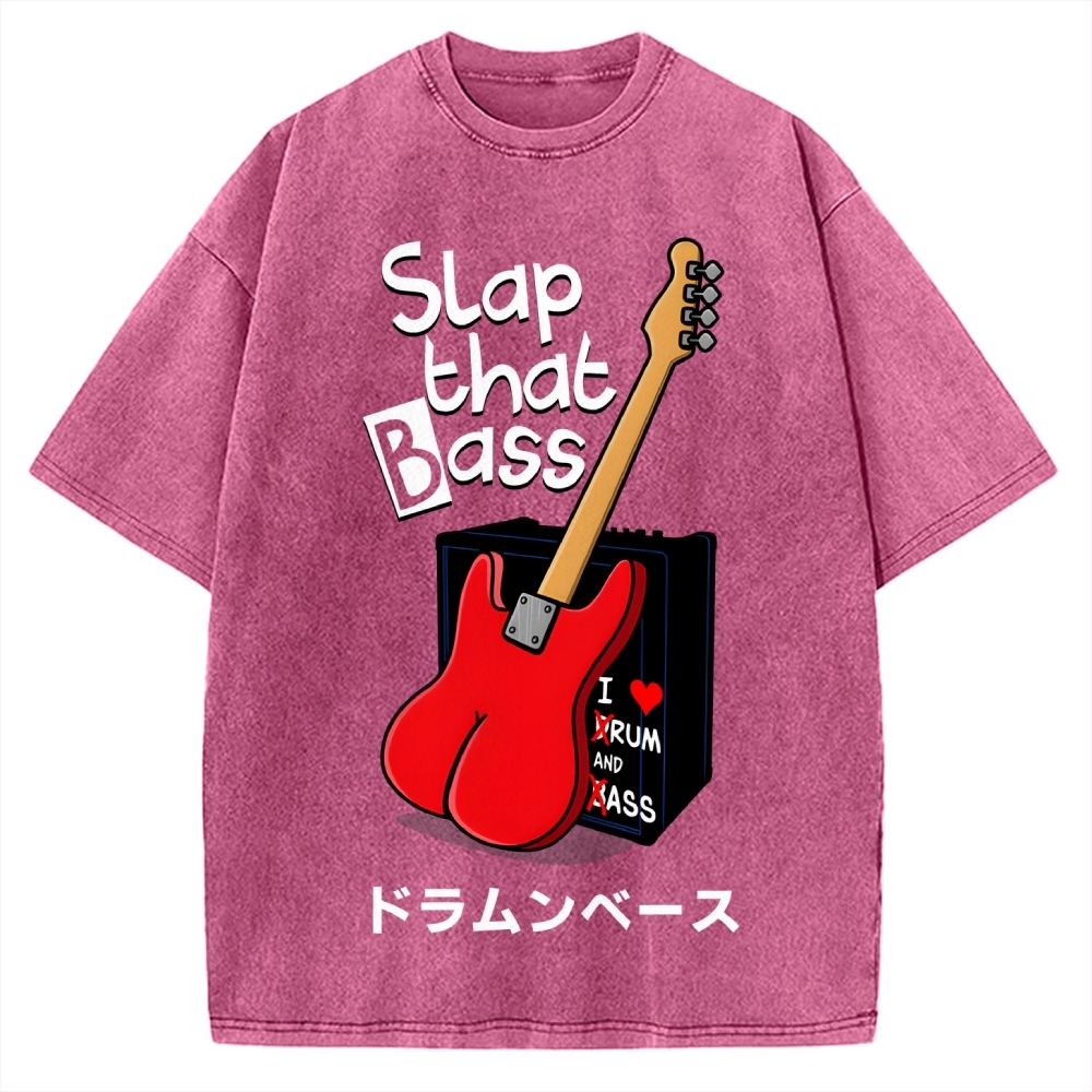 Slap That Bass Vintage Washed T-shirt