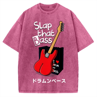 Slap That Bass Vintage Washed T-shirt