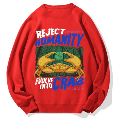 Reject Humanity Crab Cotton Sweatshirt