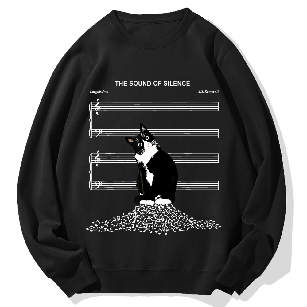 The Sound of Silence Cotton Sweatshirt