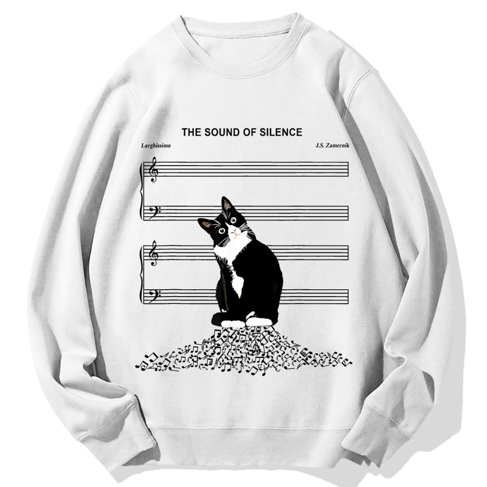 The Sound of Silence Cotton Sweatshirt