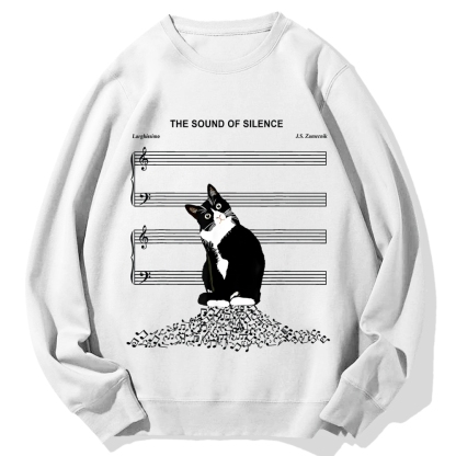 The Sound of Silence Cotton Sweatshirt