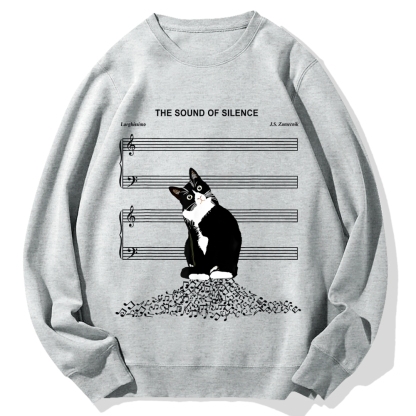 The Sound of Silence Cotton Sweatshirt