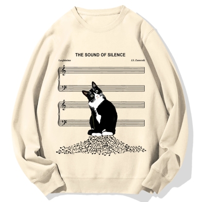 The Sound of Silence Cotton Sweatshirt